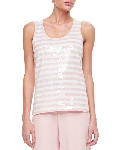 Sequin Stripe Tank,