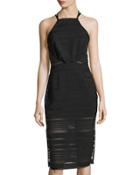 Brixton Backless Sheath Dress, Black