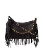 C-rockee Studded Fringe Leather