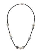 Pearl & Spinel Beaded Necklace