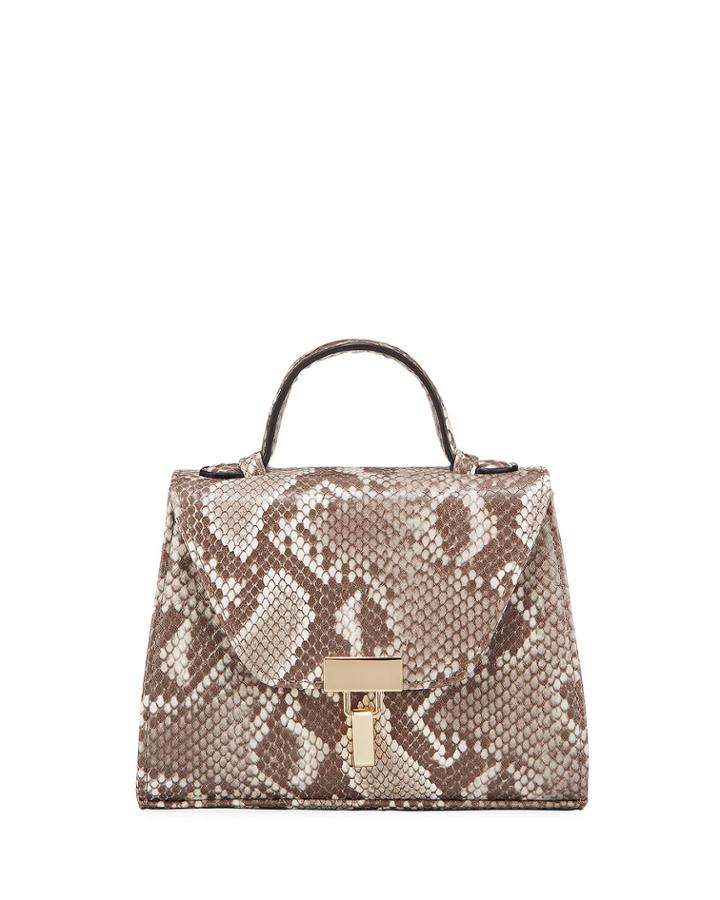 Kayla Python-print Crossbody
