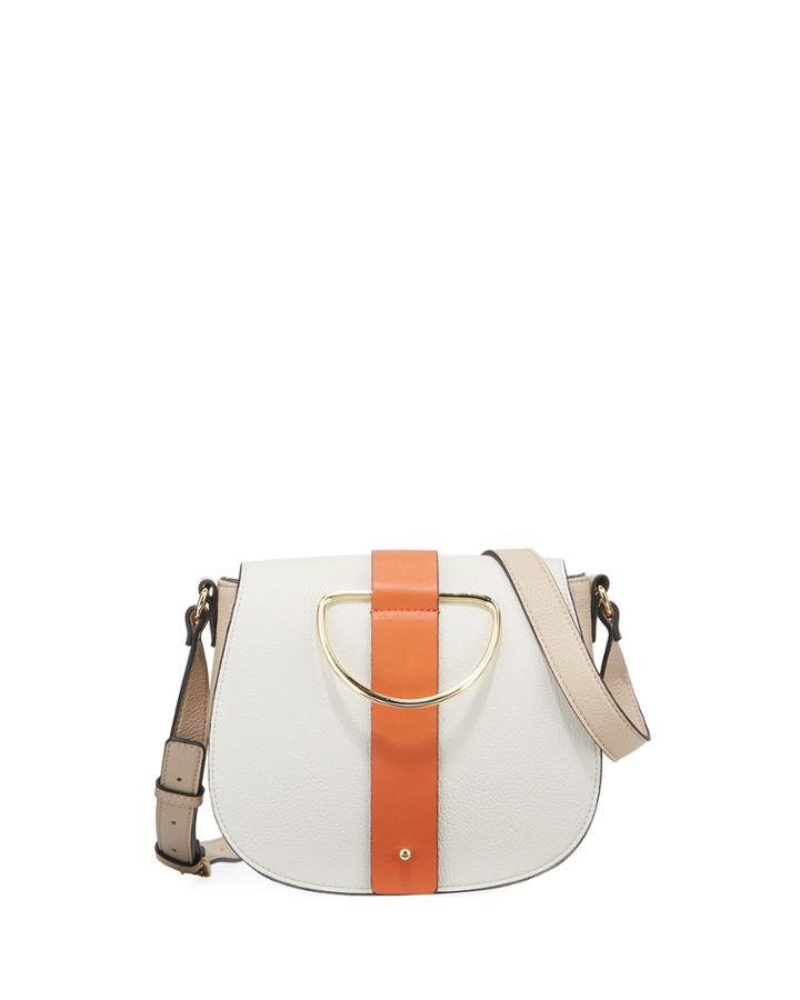 Rei Ring Handle Saddle Crossbody Bag