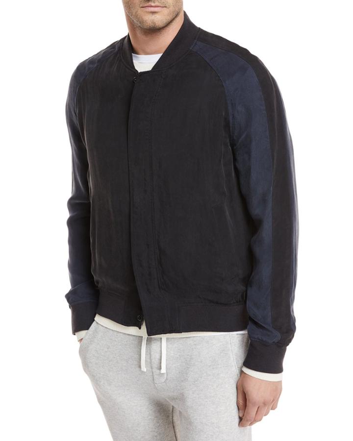 Men's Two-tone Bomber Jacket