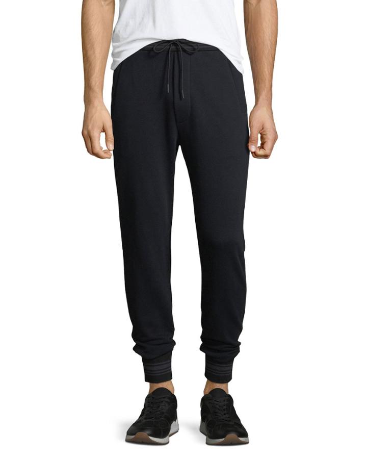 Men's Striped-trim