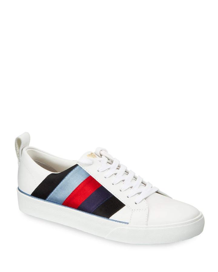 Tess Striped Leather