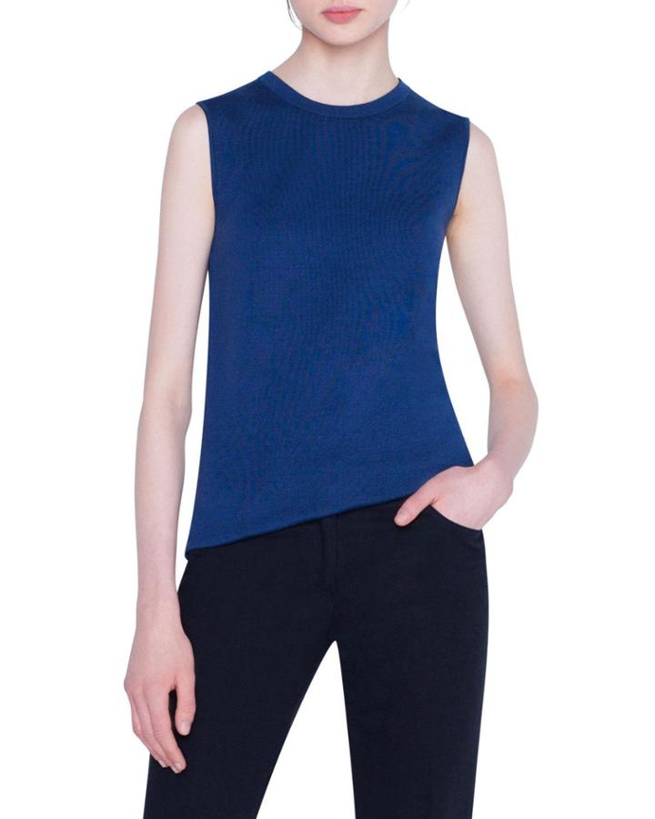 Reversible Jewel-neck Tank
