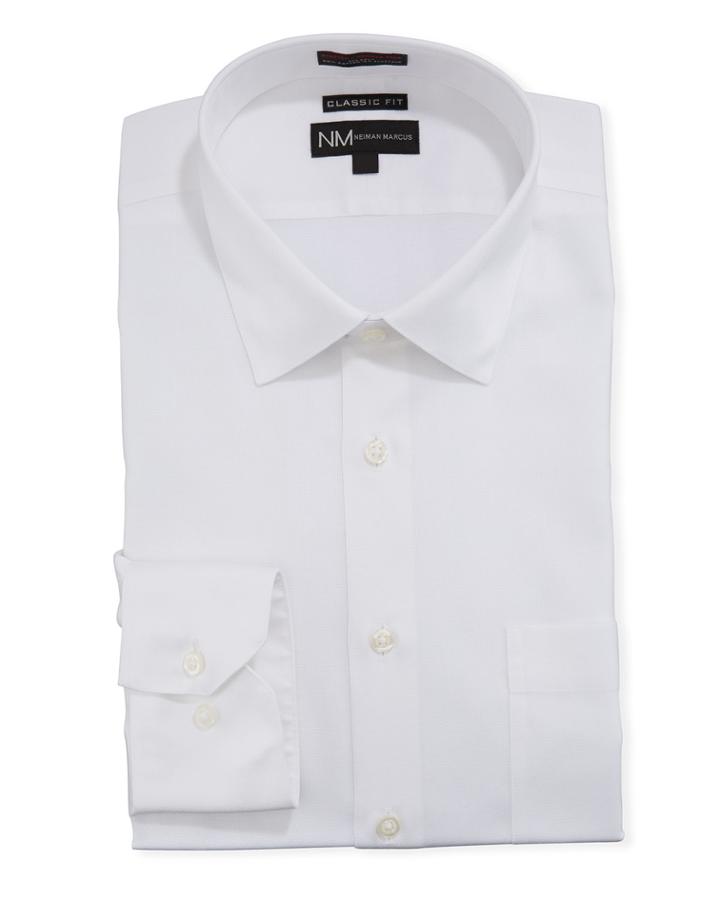 Men's Classic-fit Royal Oxford Stretch Dress