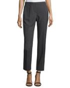 Dessa Pleated Trousers, Charcoal