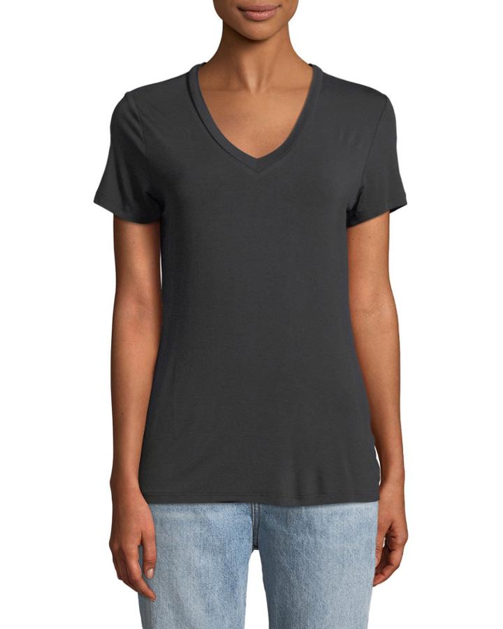V-neck Fitted Tee