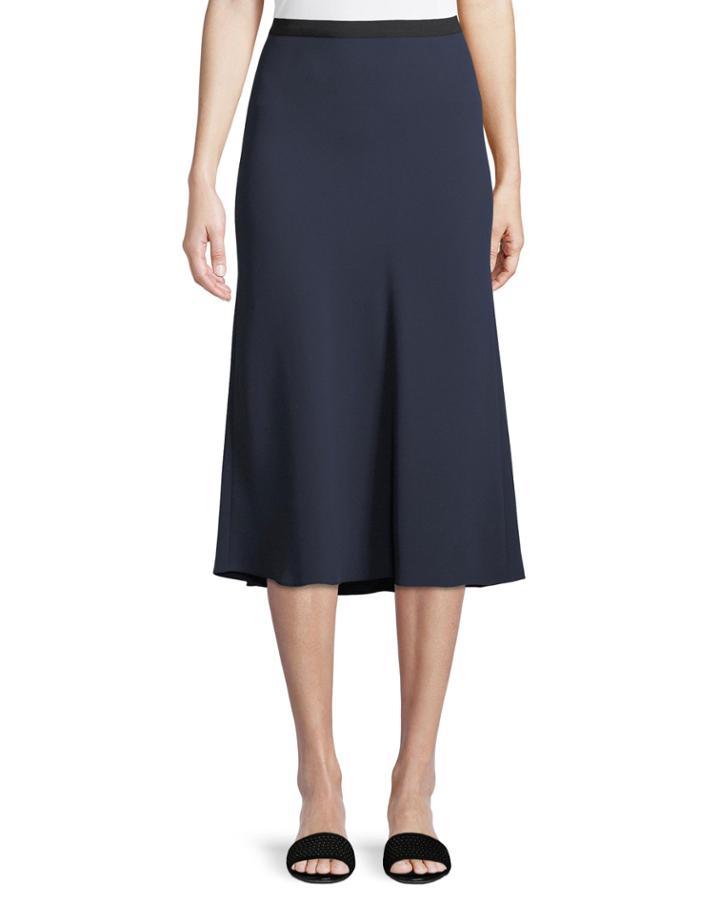 A-line Elastic Crepe