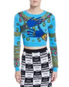 Hand-jacquard Crop