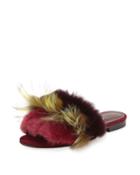 Pelosus Fur Slide Flat