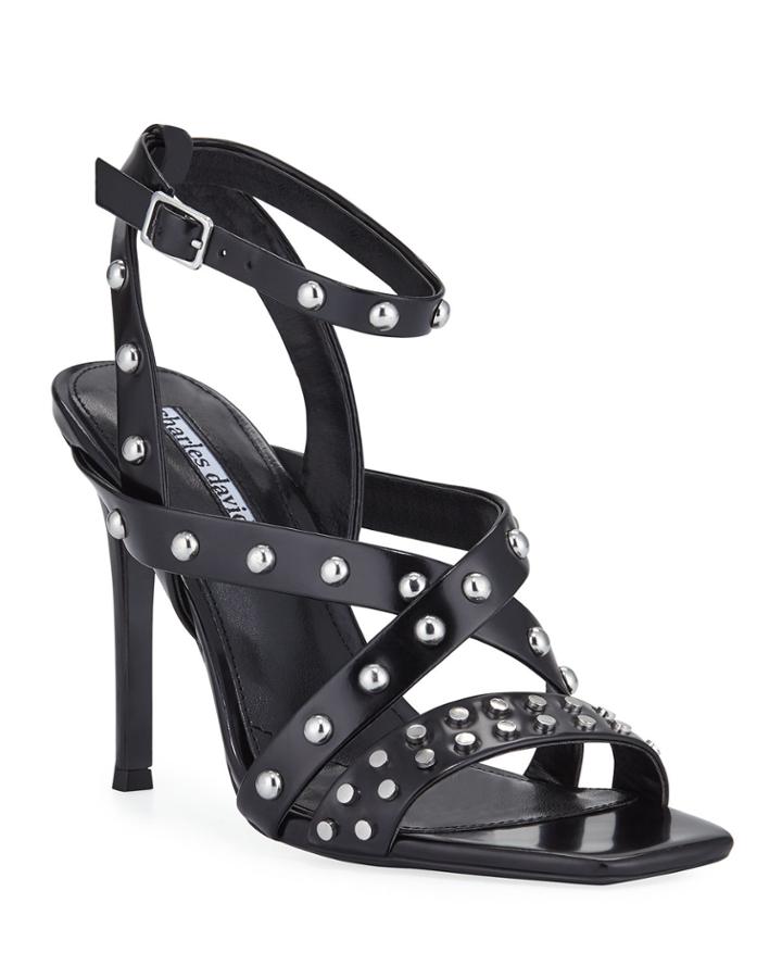 Velocity Strappy Studded Leather