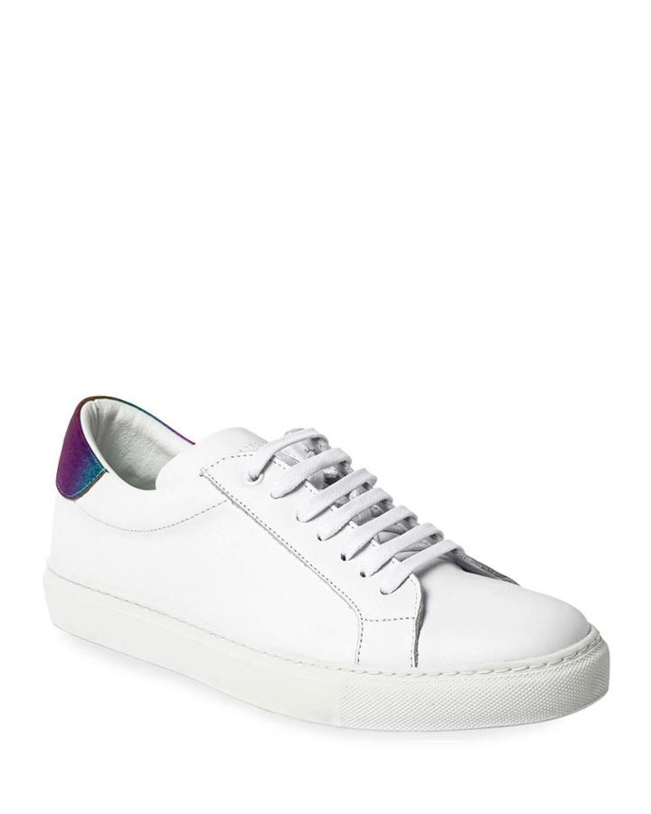 Napoli Leather Low-top Sneakers, White