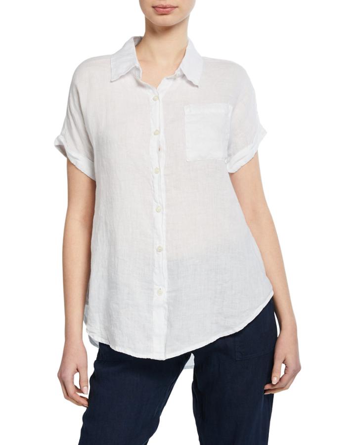 Button-down Short-sleeve