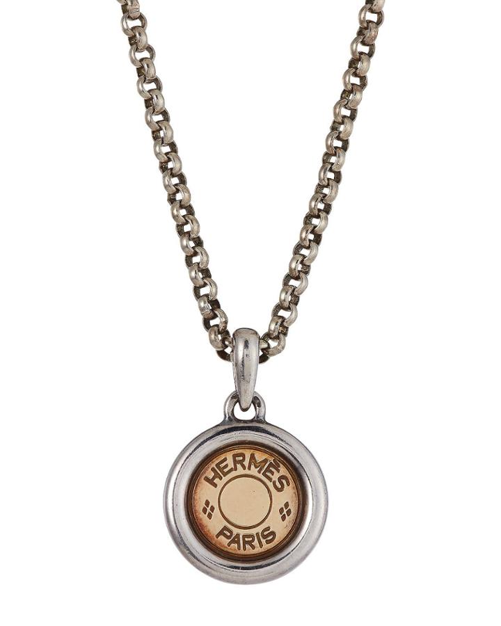 Estate Sellier Pendant Necklace
