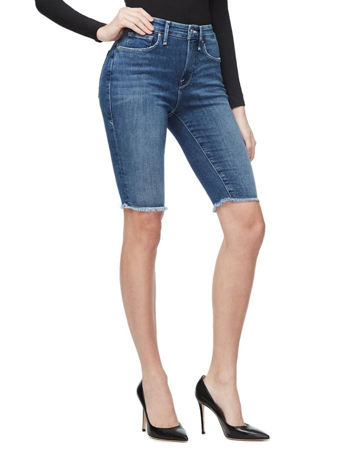 High-rise Power Stretch Bermuda Shorts - Inclusive