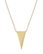 Super Tiny Long Triangle Necklace