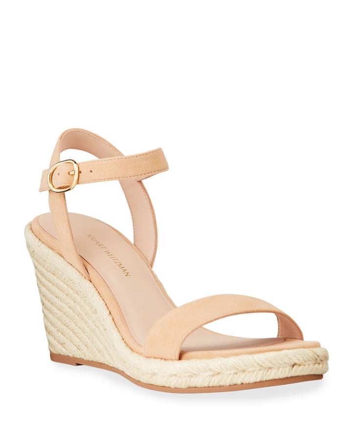 Teddi Ankle-strap Wedge Espadrilles