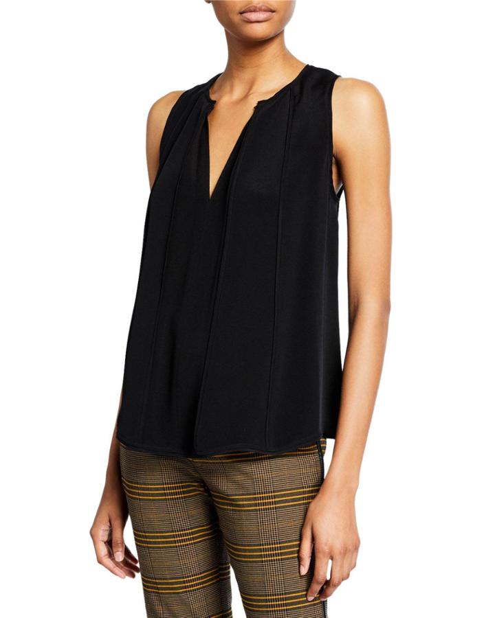 Sleeveless A-line Blouse