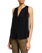 Sleeveless A-line Blouse
