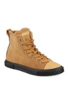 Men's Blabber Suede High-top Sneakers With Fur