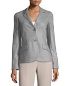 Shannen Cashmere Flannel Jacket