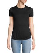 Short-sleeve Pointelle-back