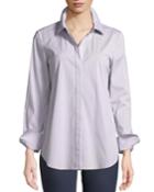 Scottie Button-front Long-sleeve Coy