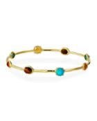 18k Rock Candy 8-stone Bangle In Calabria