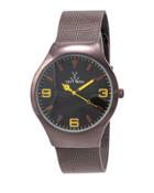 Bronze-tone Mesh Bracelet Watch