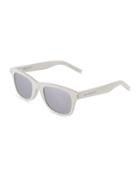 Surf Square Acetate Sunglasses, Ivory