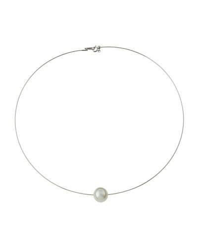 18k South Sea Pearl Wire Necklace,
