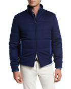 Travel Cashmere Stretch Storm System&reg; Jacket, Blue