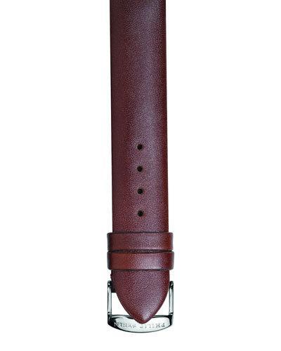 20mm Calfskin Watch Strap, Chocolate