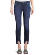 Collin Skinny Frayed-hem Ankle Jeans