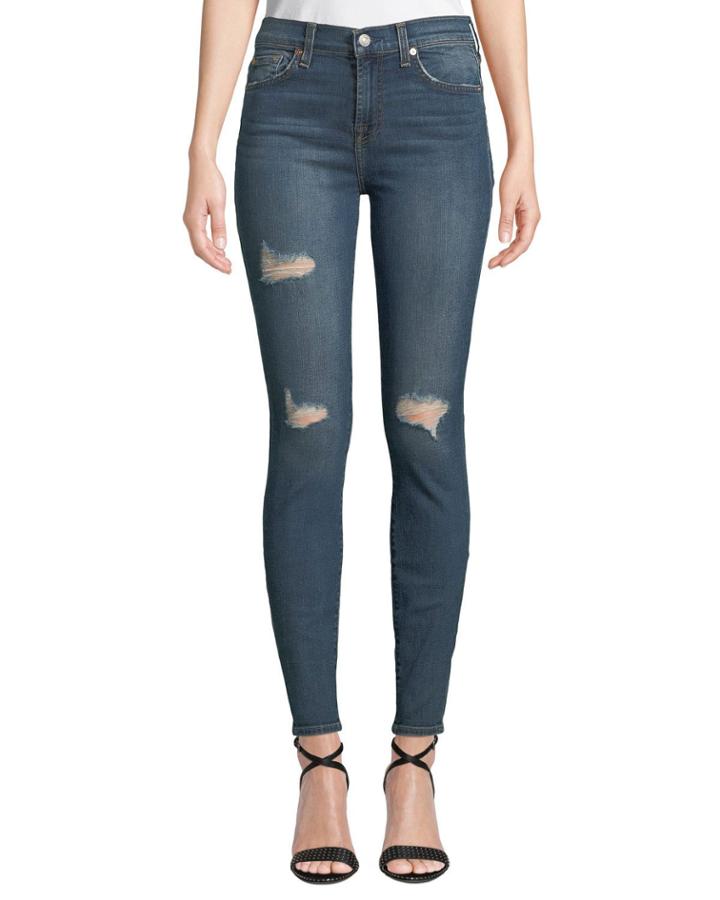 Gwenevere High-waist Distressed