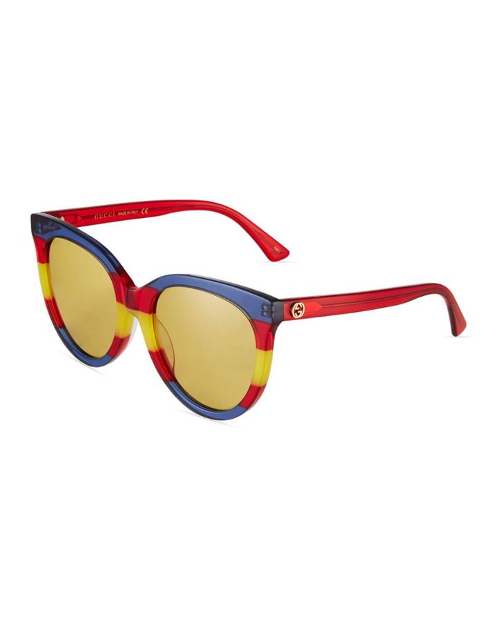 Round Striped Acetate