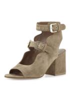 Noe Suede Double-buckle