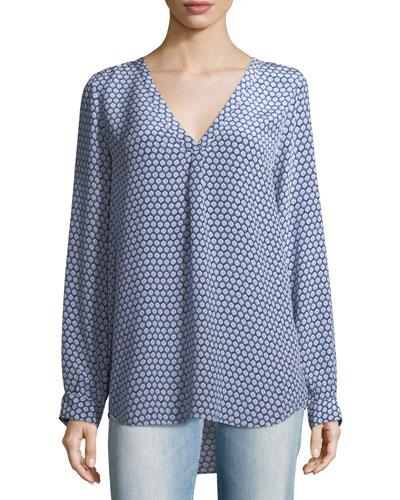 Daryn Dot-print Long-sleeve