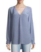 Daryn Dot-print Long-sleeve