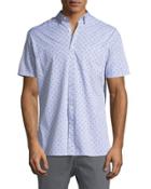 Dot-print Short-sleeve