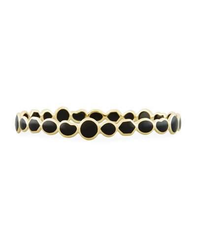 Polished Rock Candy&reg; Gelato 18k Black Onyx Bangle
