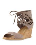 Lacy Laser-cut Cork-wedge
