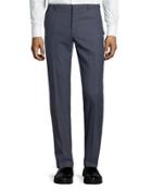 Dot-print Wool-blend Dress Pants