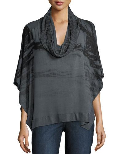 Tie-dye Poncho