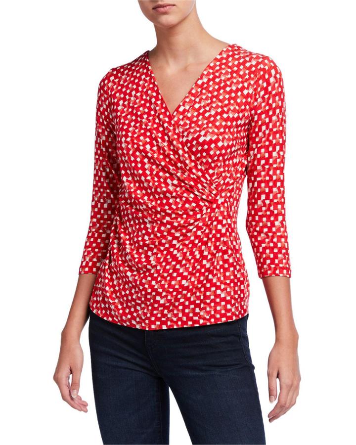 Two To Tango Printed Faux-wrap