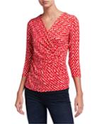 Two To Tango Printed Faux-wrap
