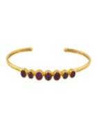 Bracelet In 22k Gold With Rubies