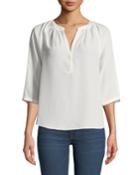 Yareli V-neck Lightweight Blouse